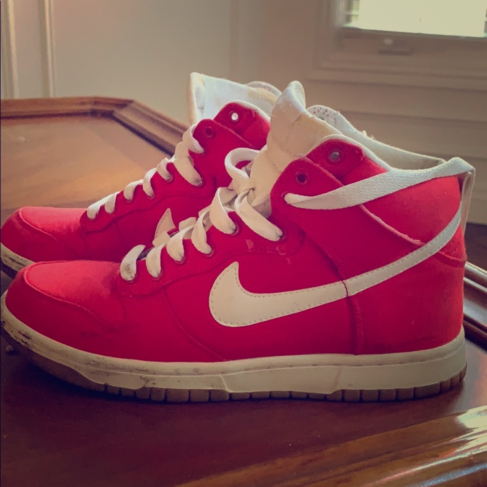 Red Nike high top